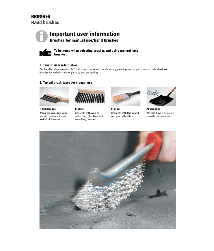 Osborn handborstels informatie