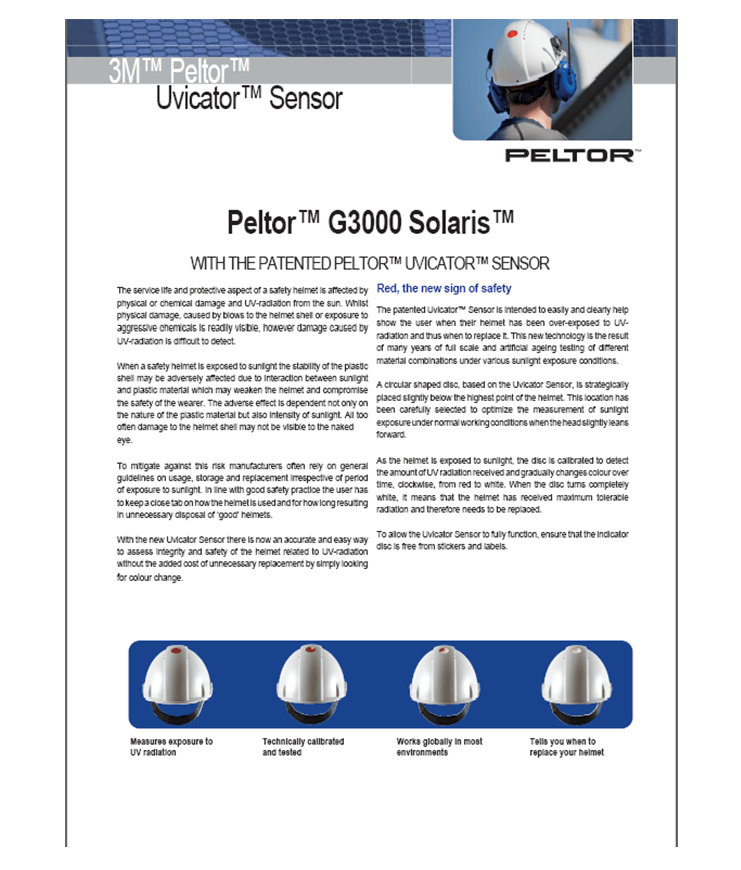 3M™ G3000 Veiligheidshelm 