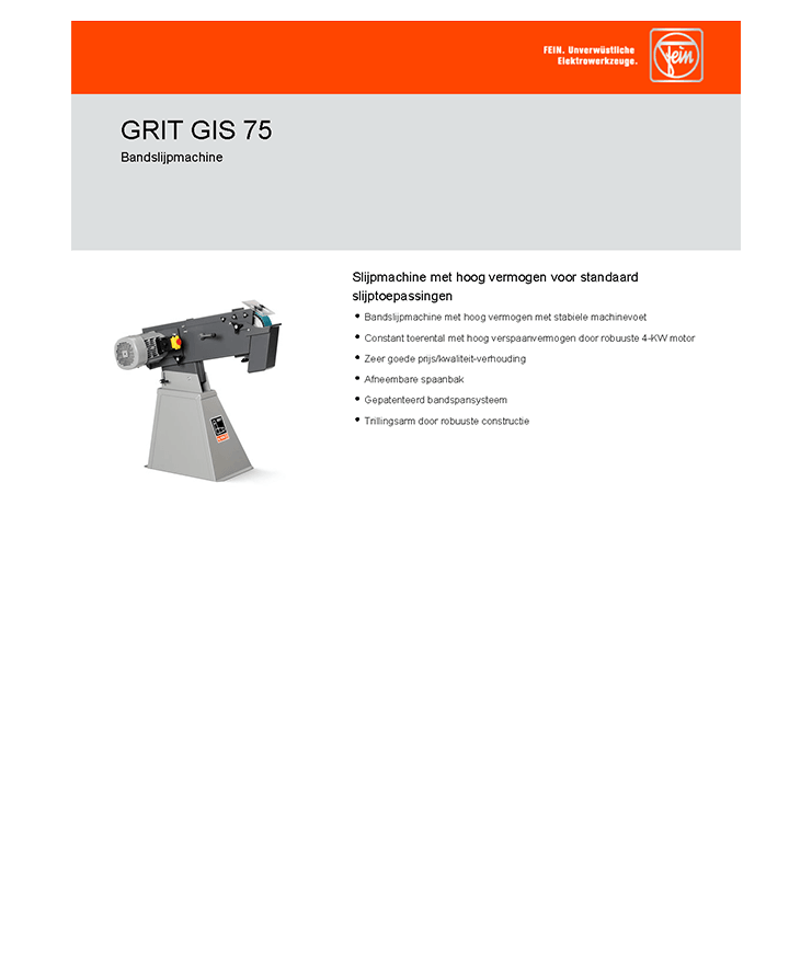 Fein GRIT GIS 75