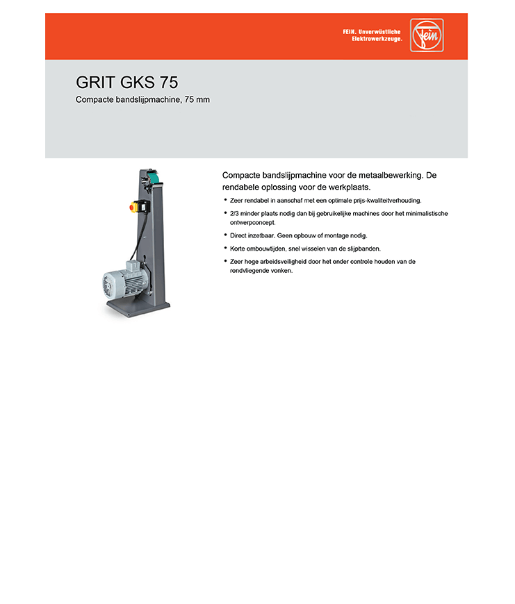 Fein GRIT GKS 75 