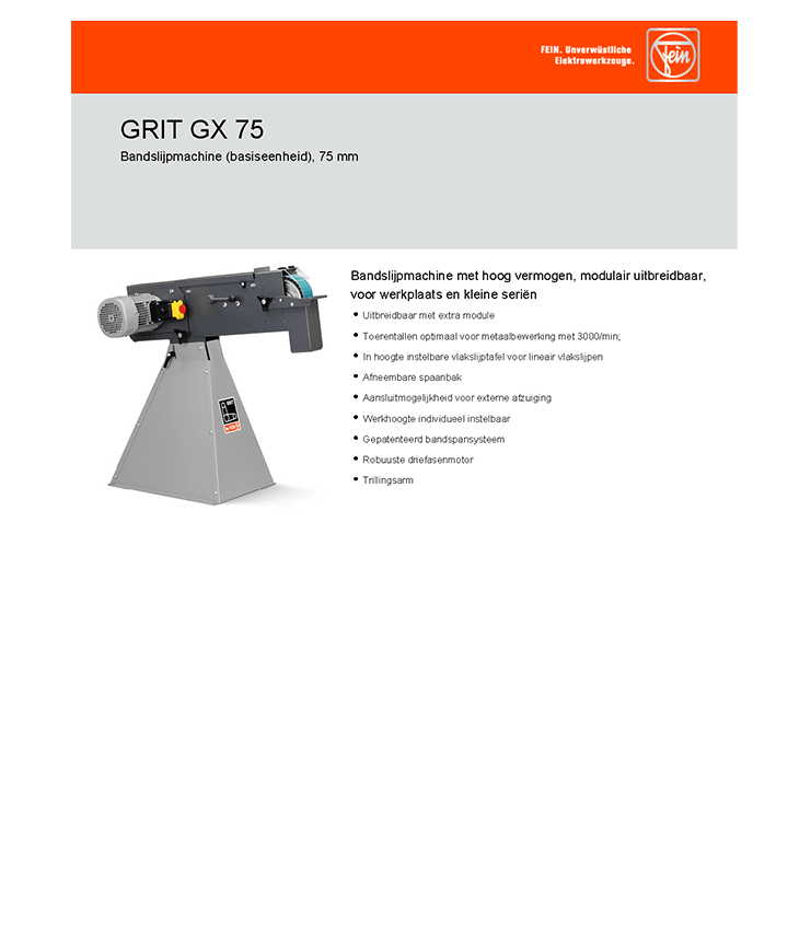 Fein GRIT GX 75