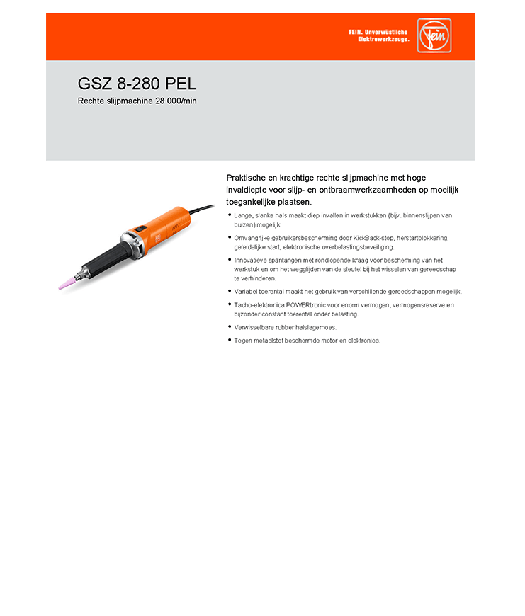 Fein GSZ 8-280 PEL