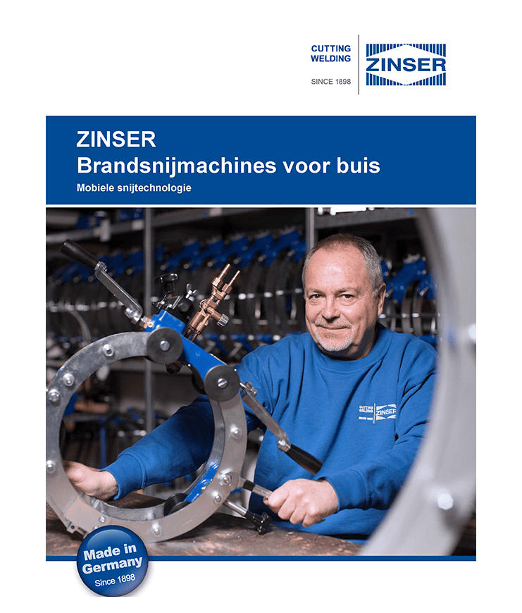 Zinser Brandsnijmachines voor buis