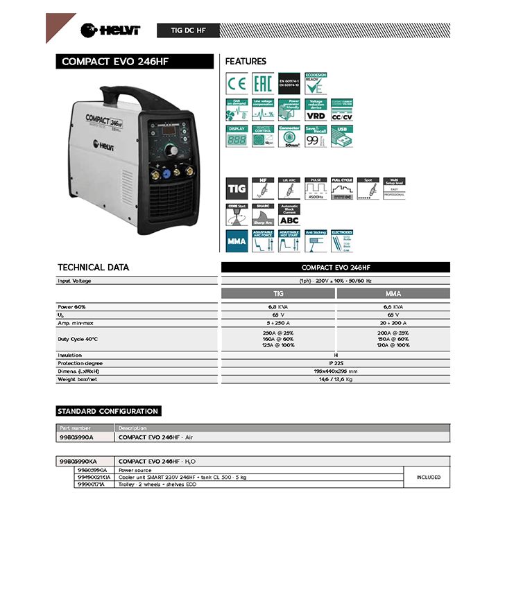 Helvi Compact EVO 246HF 