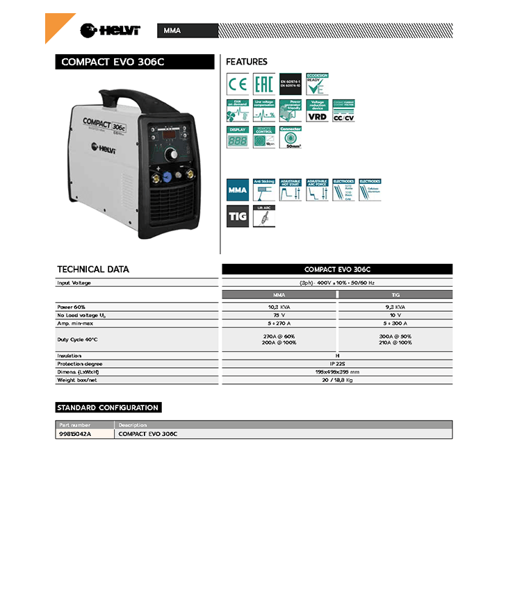 Helvi Compact EVO 306C 