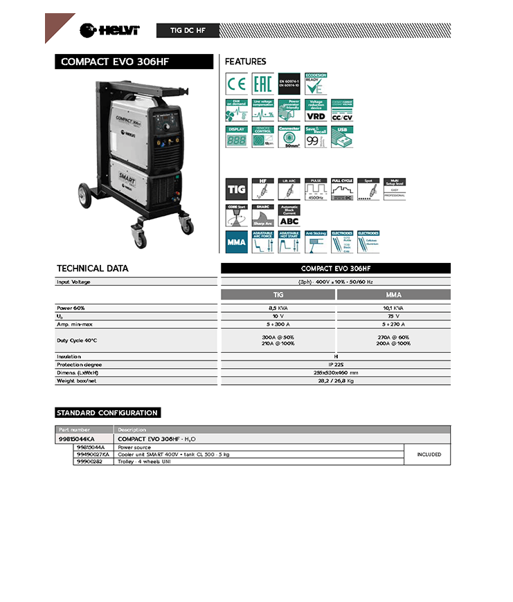 Helvi Compact EVO 306HF 