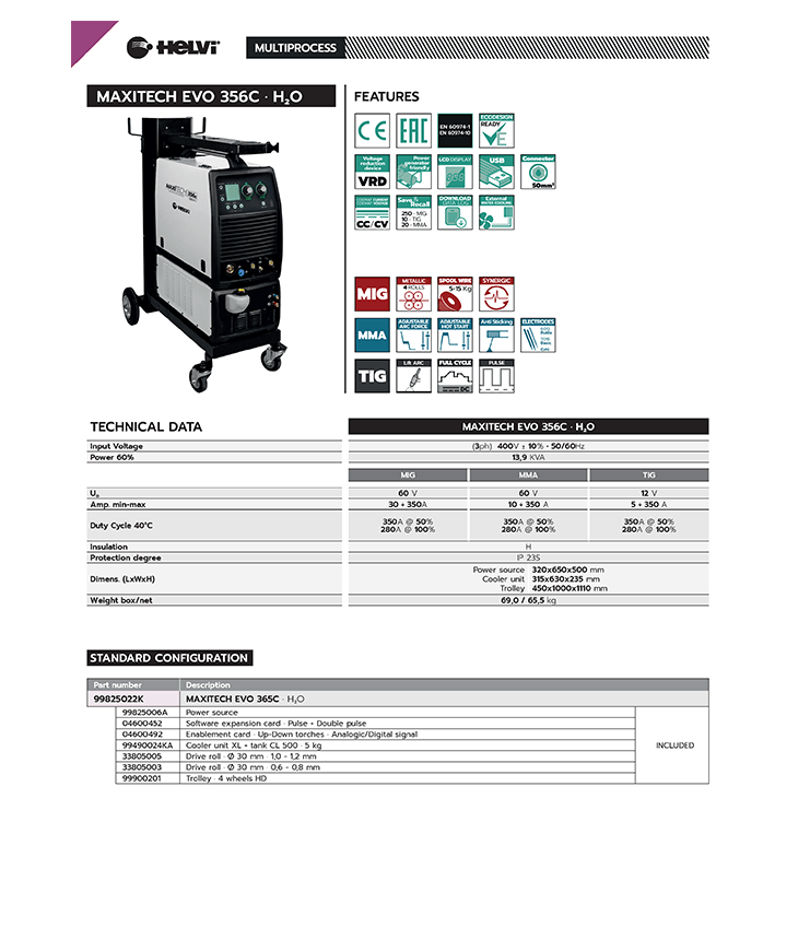 Helvi MAXITECH EVO 356C