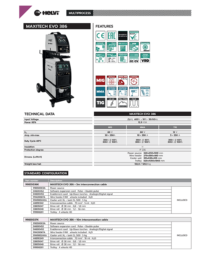Helvi MAXITECH EVO 386
