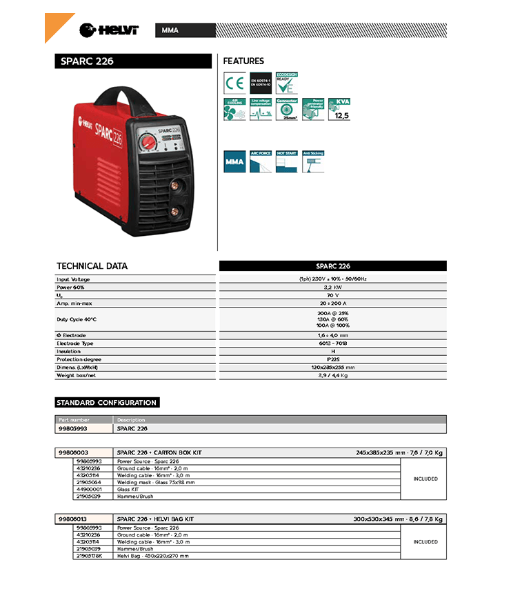 Helvi Sparc 226 