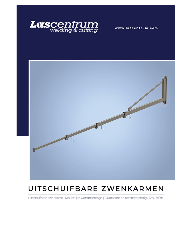 Uitschuifbare zwenkarmen